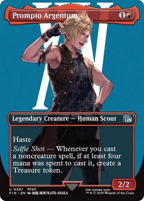 Magic: The Gathering - Prompto Argentum Foil - Final Fantasy