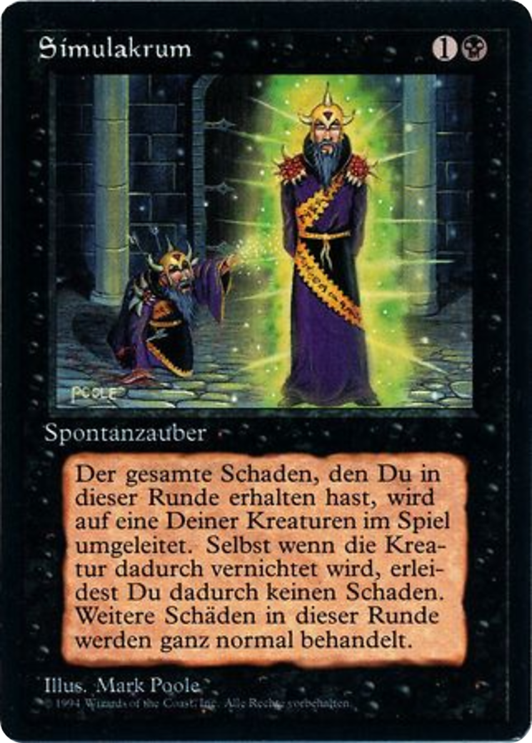 Magic: The Gathering - Simulakrum - Foreign Black Border