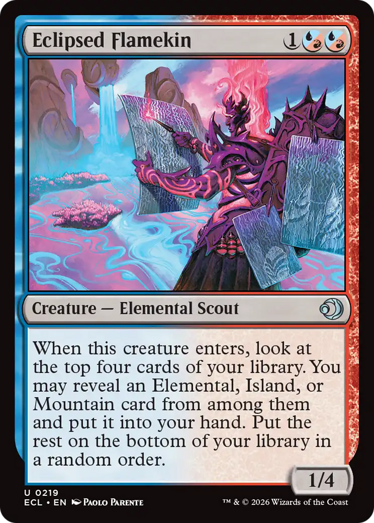 Magic: The Gathering - Eclipsed Flamekin - Lorwyn Eclipsed