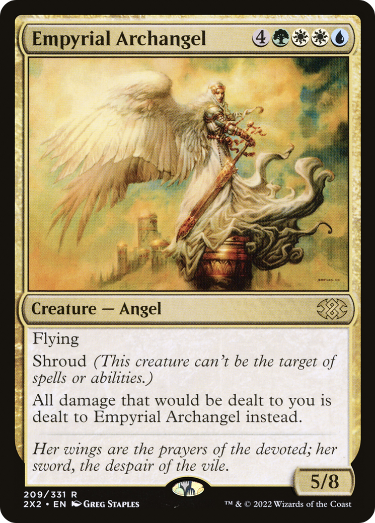 Magic: The Gathering - Empyrial Archangel Foil - Double Masters 2022