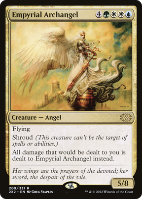 Magic: The Gathering - Empyrial Archangel Foil - Double Masters 2022
