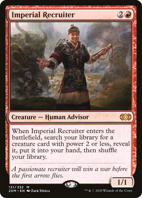 Magic: The Gathering - Imperial Recruiter Foil - Double Masters