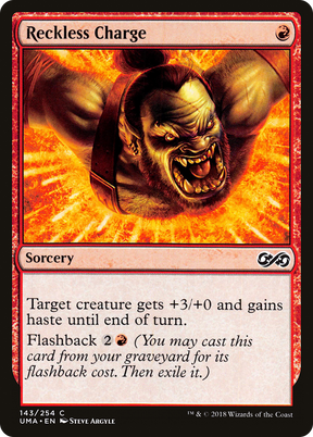 Magic: The Gathering - Reckless Charge Foil - Ultimate Masters