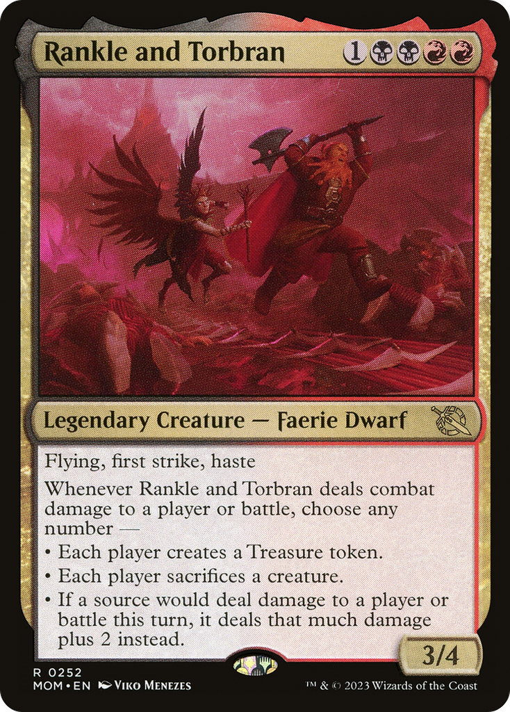 Magic: The Gathering - Rankle and Torbran Foil - March of the Machine