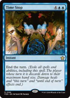 Magic: The Gathering - Time Stop Foil - Foundations