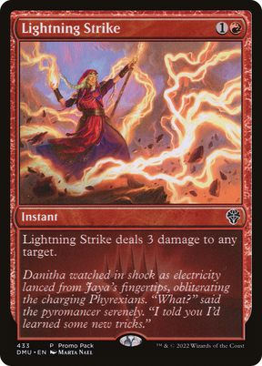 Magic: The Gathering - Lightning Strike Foil - Dominaria United