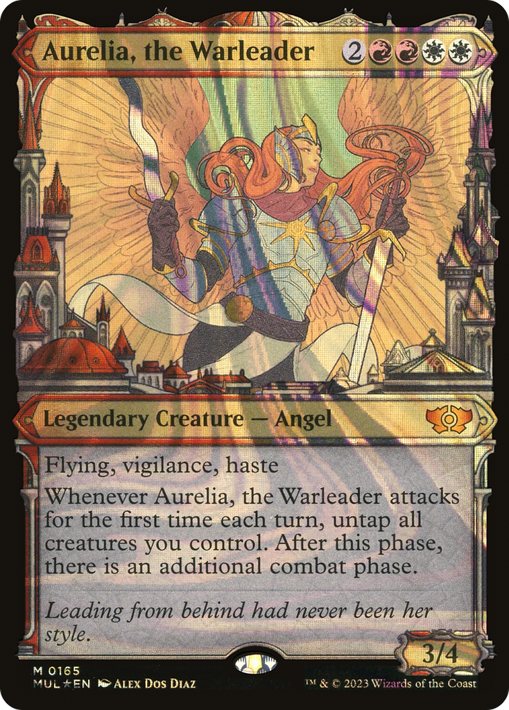 Magic: The Gathering - Aurelia, the Warleader Foil - Multiverse Legends