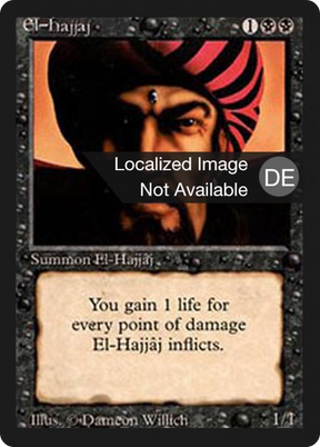 Magic: The Gathering - El-Hajjâj - Foreign Black Border