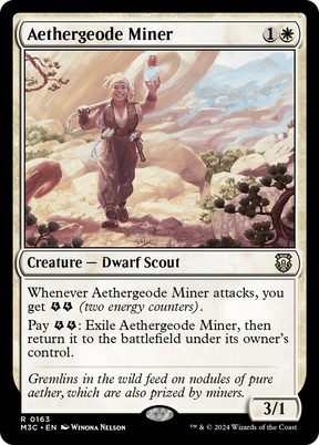 Magic: The Gathering - Aethergeode Miner - Modern Horizons 3 Commander