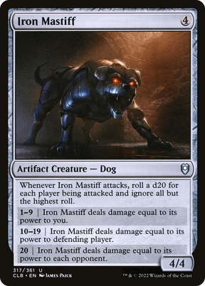 Magic: The Gathering - Iron Mastiff - Commander Legends: Battle for Baldur's Gate