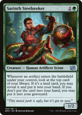 Magic: The Gathering - Sarinth Steelseeker Foil - The Brothers' War