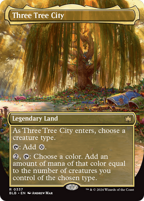 Magic: The Gathering - Three Tree City Foil - Bloomburrow