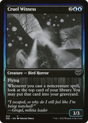 Magic: The Gathering - Cruel Witness Foil - Innistrad: Double Feature