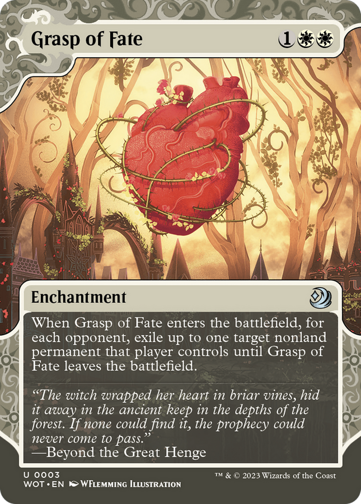 Magic: The Gathering - Grasp of Fate Foil - Wilds of Eldraine: Enchanting Tales