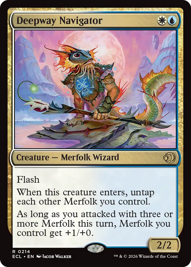 Magic: The Gathering - Deepway Navigator Foil - Lorwyn Eclipsed