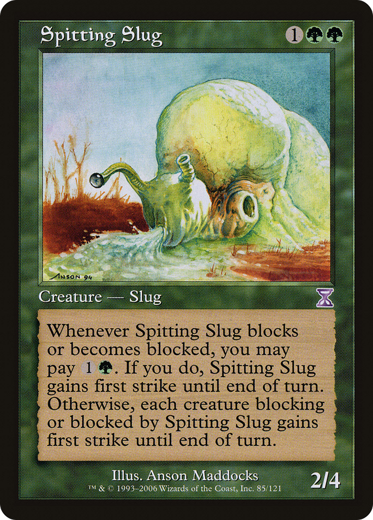 Magic: The Gathering - Spitting Slug - Time Spiral Timeshifted