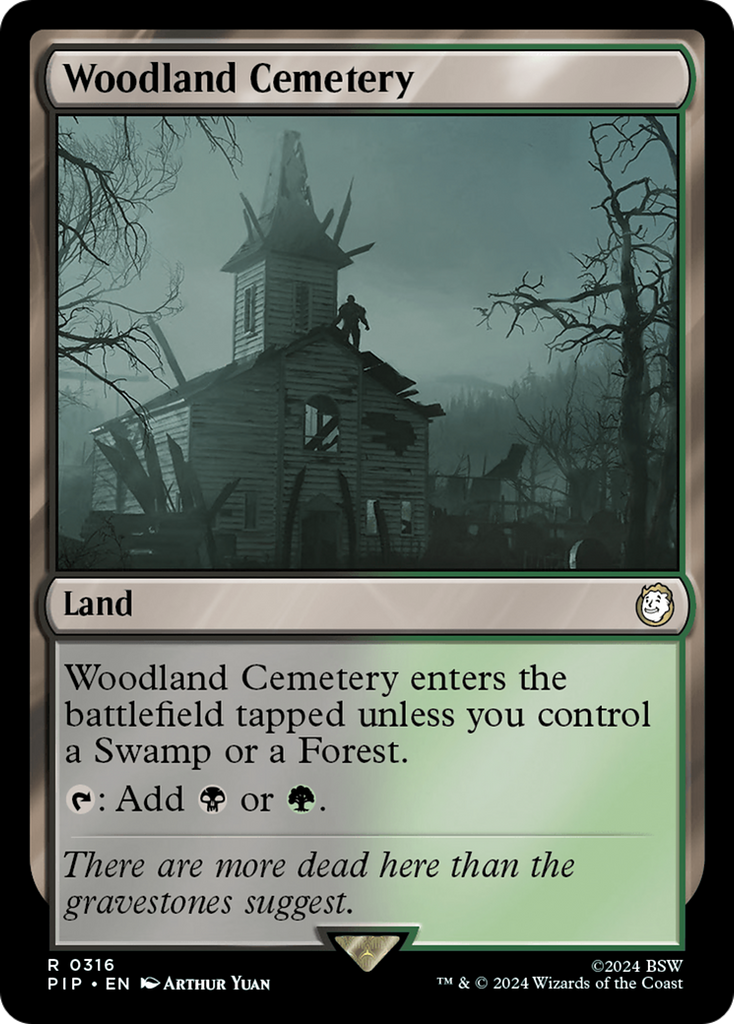 Magic: The Gathering - Woodland Cemetery - Fallout