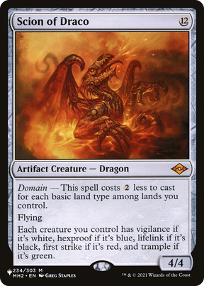 Magic: The Gathering - Scion of Draco - The List