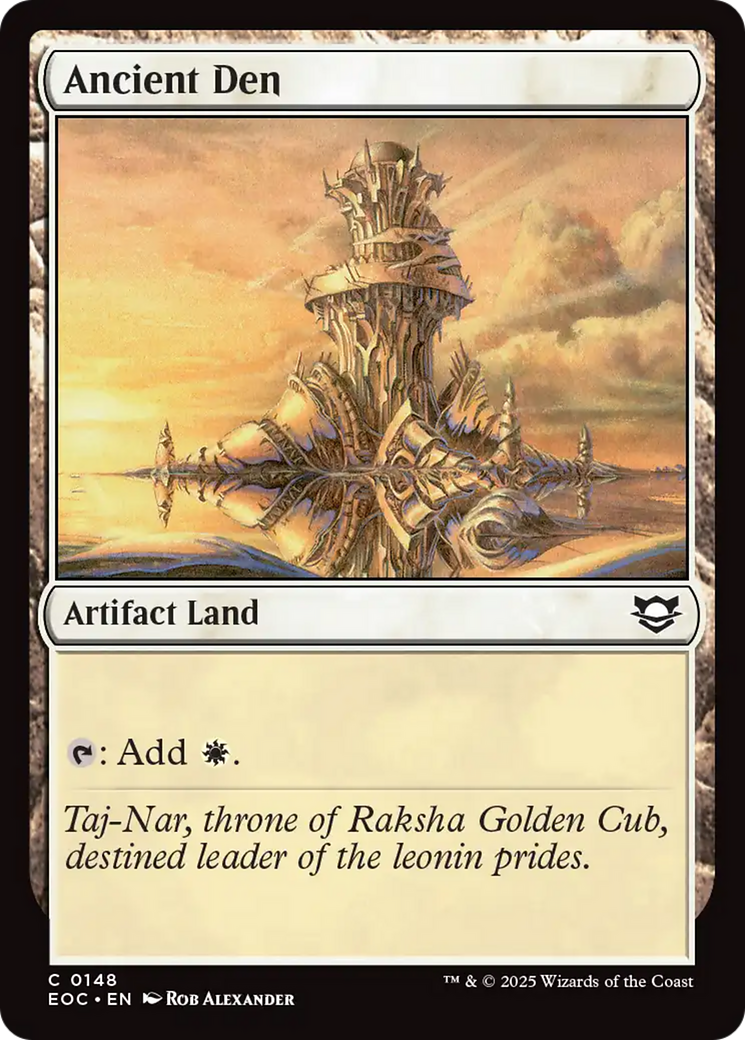 Magic: The Gathering - Ancient Den - Edge of Eternities Commander