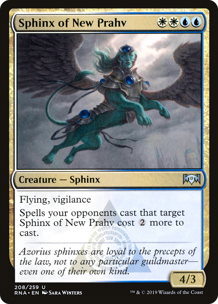 Magic: The Gathering - Sphinx of New Prahv Foil - Ravnica Allegiance