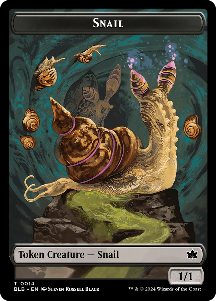 Magic: The Gathering - Snail Token - Bloomburrow Tokens