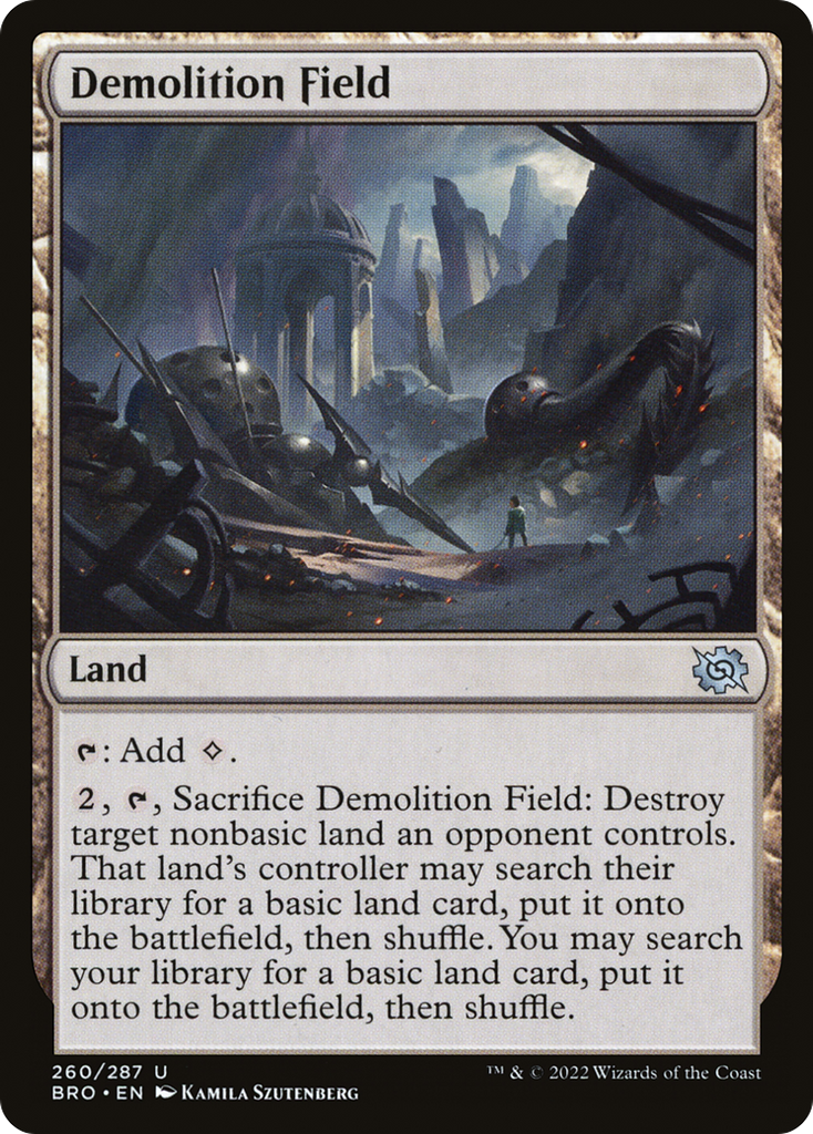 Magic: The Gathering - Demolition Field - The Brothers' War