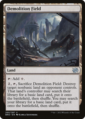Magic: The Gathering - Demolition Field Foil - The Brothers' War