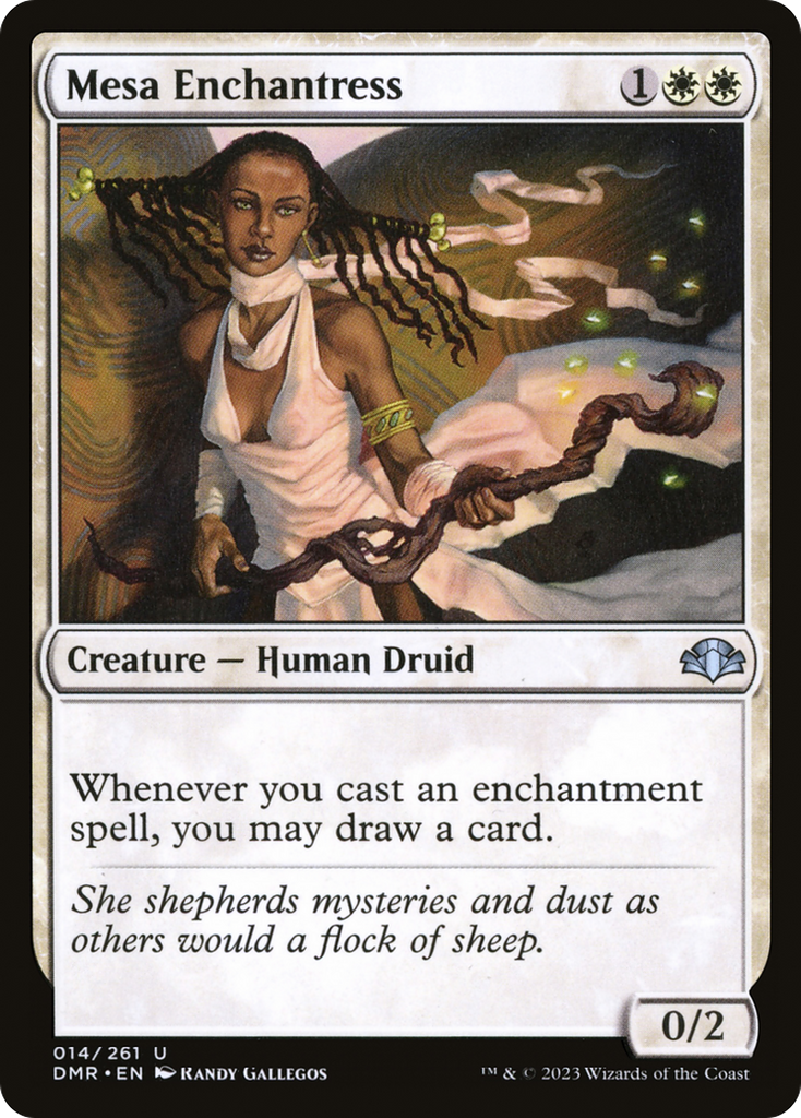 Magic: The Gathering - Mesa Enchantress Foil - Dominaria Remastered