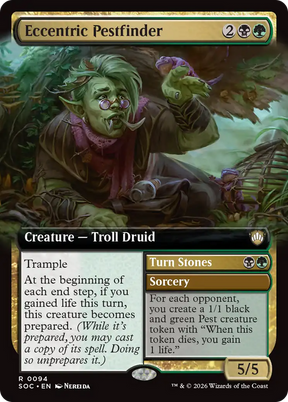 Magic: The Gathering - Eccentric Pestfinder // Turn Stones - Secrets of Strixhaven Commander