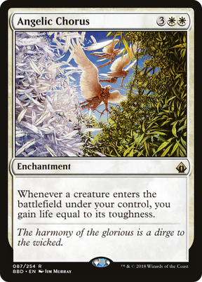 Magic: The Gathering - Angelic Chorus Foil - Battlebond