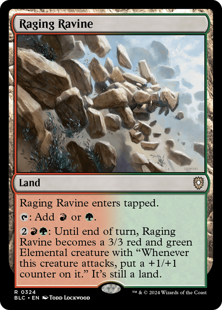 Magic: The Gathering - Raging Ravine - Bloomburrow Commander