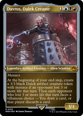 Magic: The Gathering - Davros, Dalek Creator Foil - Doctor Who