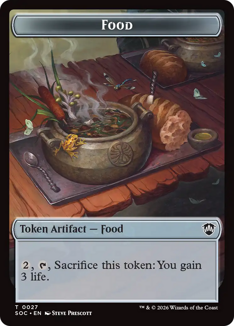 Magic: The Gathering - Food Token - Secrets of Strixhaven Commander Tokens