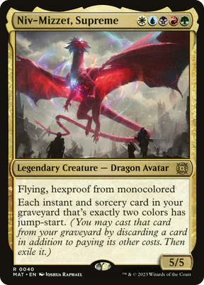 Magic: The Gathering - Niv-Mizzet, Supreme Foil - March of the Machine: The Aftermath