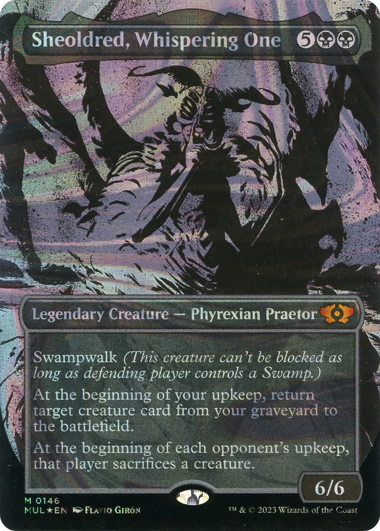 Magic: The Gathering - Sheoldred, Whispering One Foil - Multiverse Legends