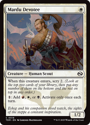 Magic: The Gathering - Mardu Devotee Foil - Tarkir: Dragonstorm
