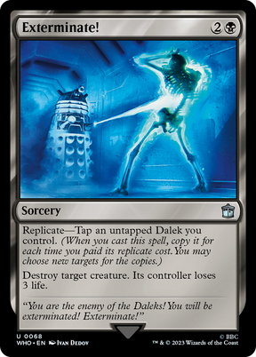 Magic: The Gathering - Exterminate! Foil - Doctor Who