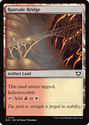 Magic: The Gathering - Rustvale Bridge - Edge of Eternities Commander