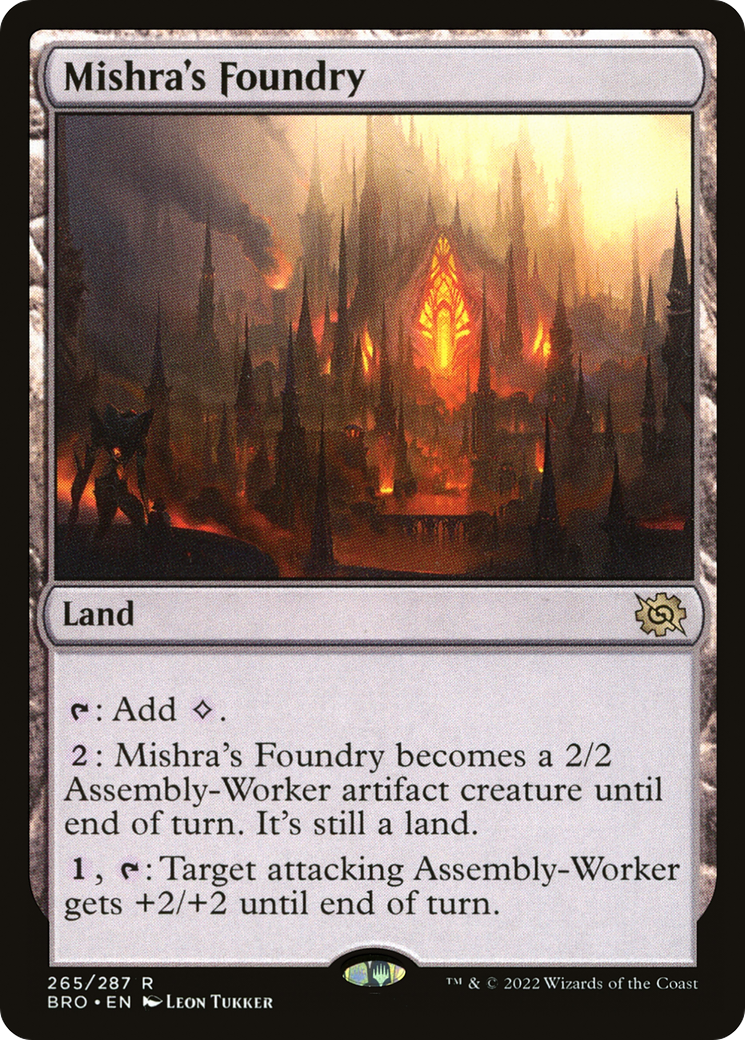 Magic: The Gathering - Mishra's Foundry Foil - The Brothers' War