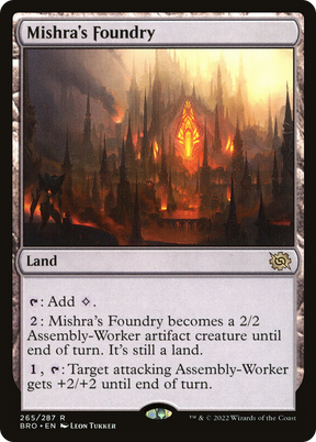 Magic: The Gathering - Mishra's Foundry Foil - The Brothers' War