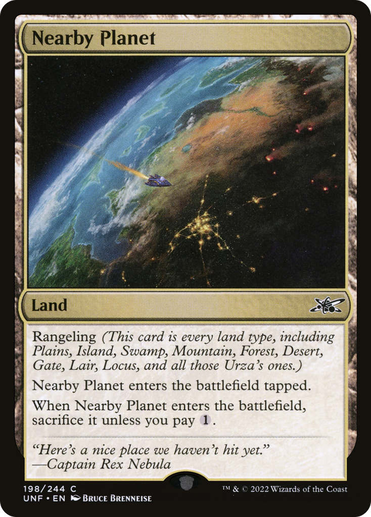 Magic: The Gathering - Nearby Planet Foil - Unfinity