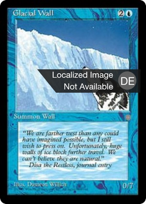 Magic: The Gathering - Gletschermauer - Ice Age