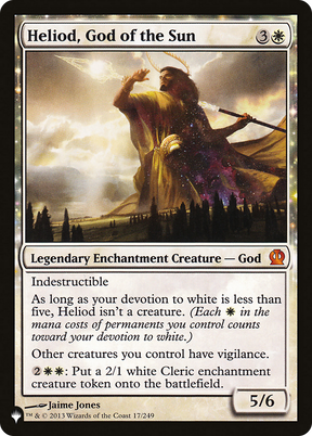 Magic: The Gathering - Heliod, God of the Sun - The List