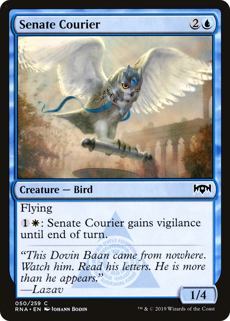 Magic: The Gathering - Senate Courier Foil - Ravnica Allegiance