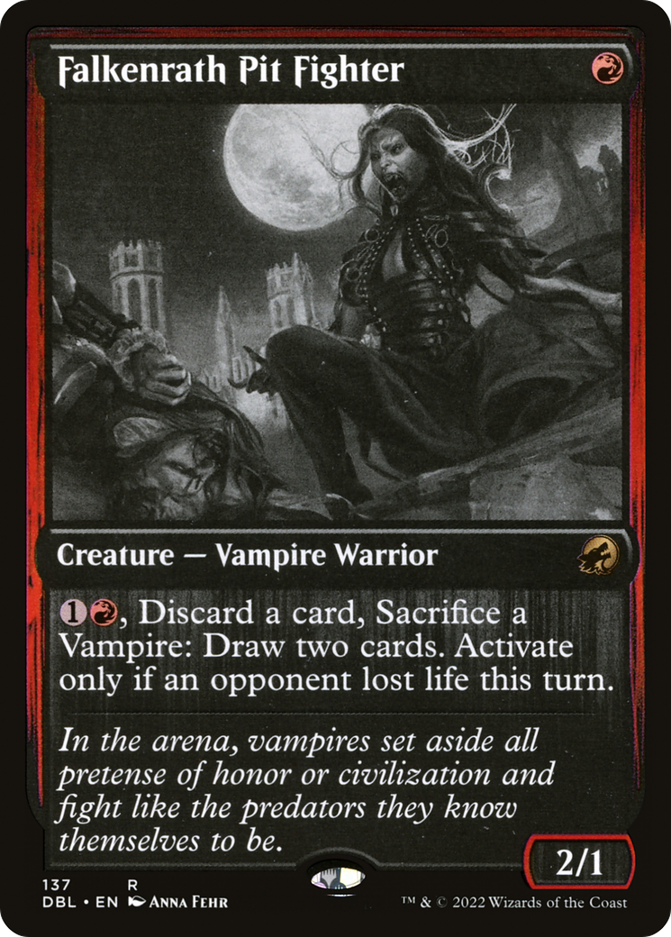 Magic: The Gathering - Falkenrath Pit Fighter Foil - Innistrad: Double Feature