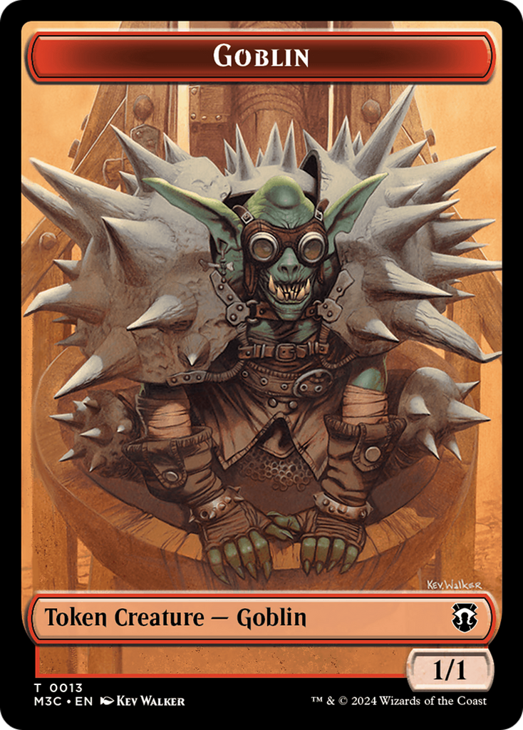 Magic: The Gathering - Goblin Token - Modern Horizons 3 Commander Tokens