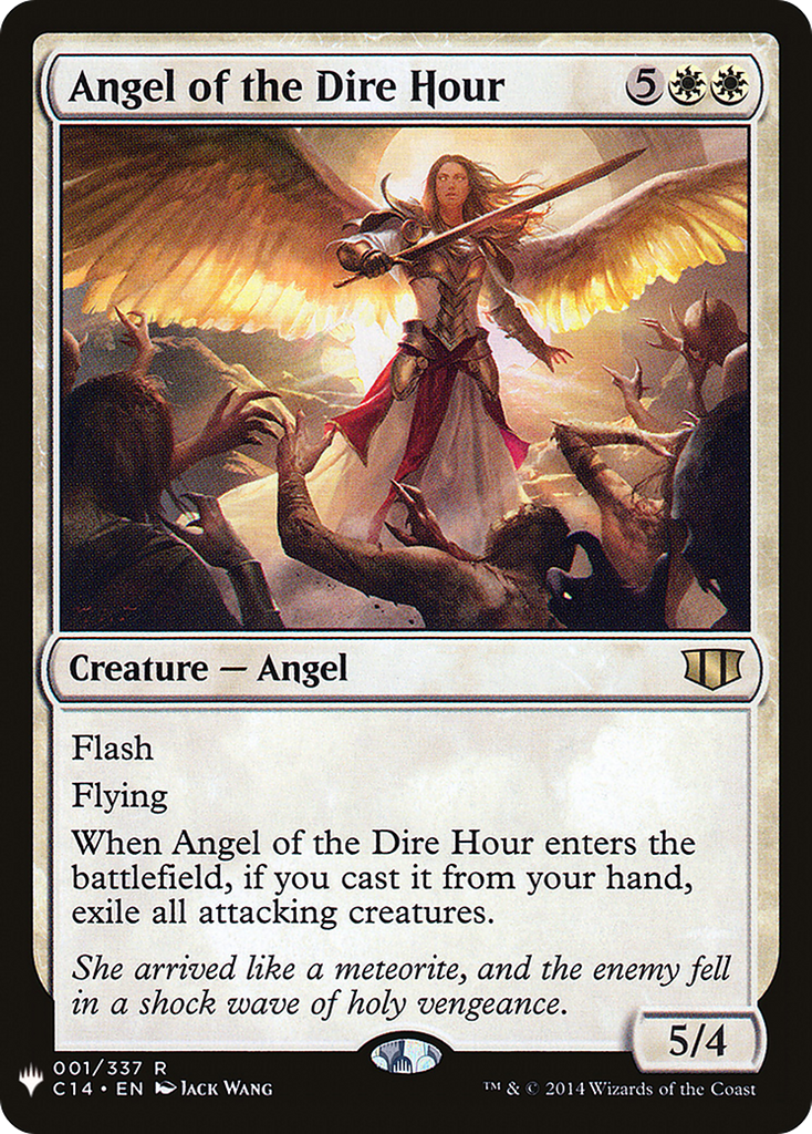 Magic: The Gathering - Angel of the Dire Hour - The List