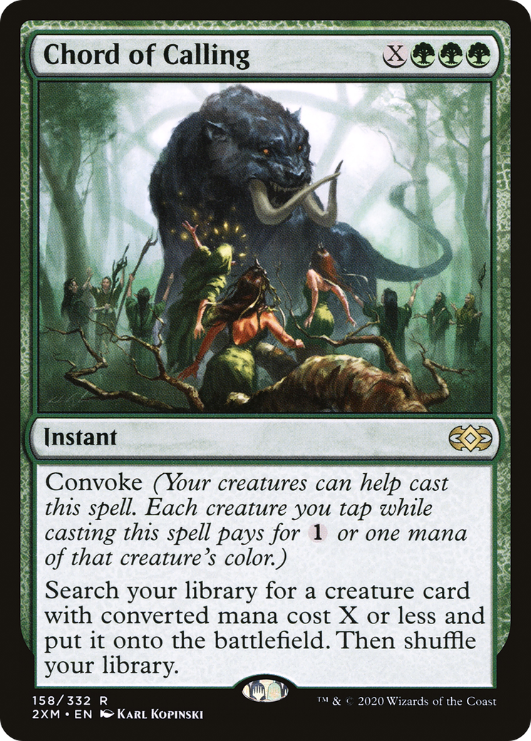 Magic: The Gathering - Chord of Calling Foil - Double Masters