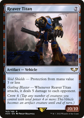 Magic: The Gathering - Reaver Titan - Warhammer 40000 Commander