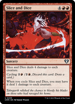 Magic: The Gathering - Slice and Dice Foil - Commander Masters